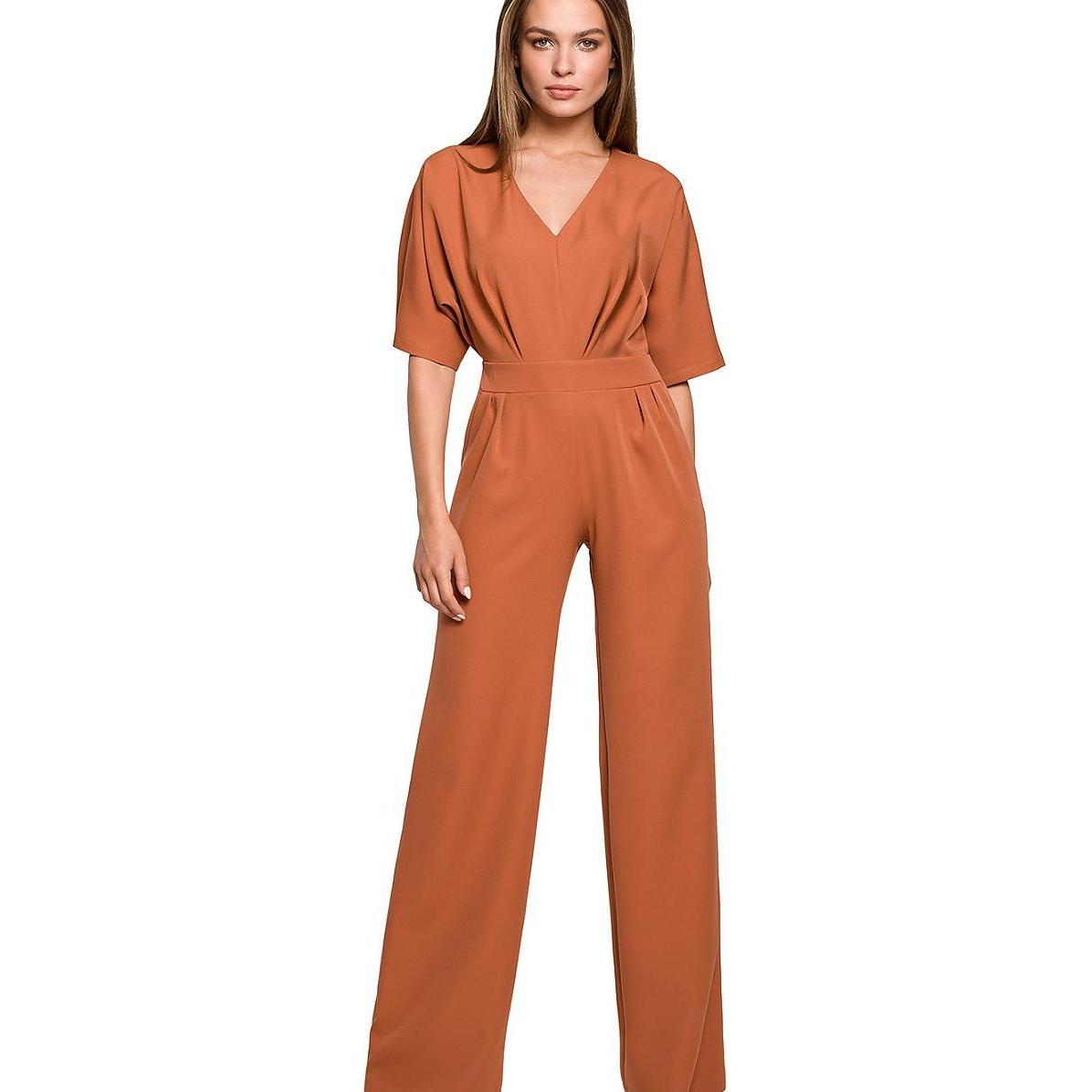Stylove, Jumpsuit, Overall, Braun, (L)