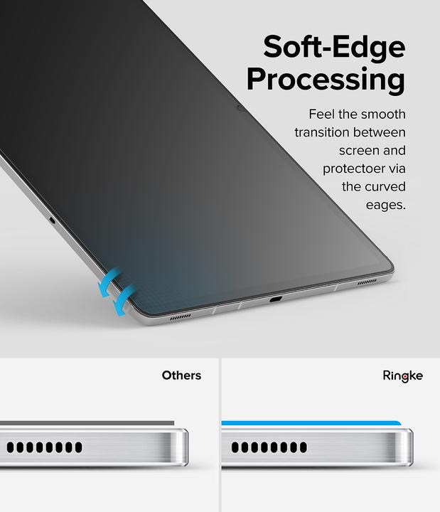 Produktbild Ringke Galaxy Tab S8+ / S7+ / S7 FE Screen Protector Invisible Defender Tempered Glass Transparent (1 Stk., Samsung Galaxy Tab S7 FE, Samsung Galaxy Tab S7+, Samsung Galaxy Tab S8+)