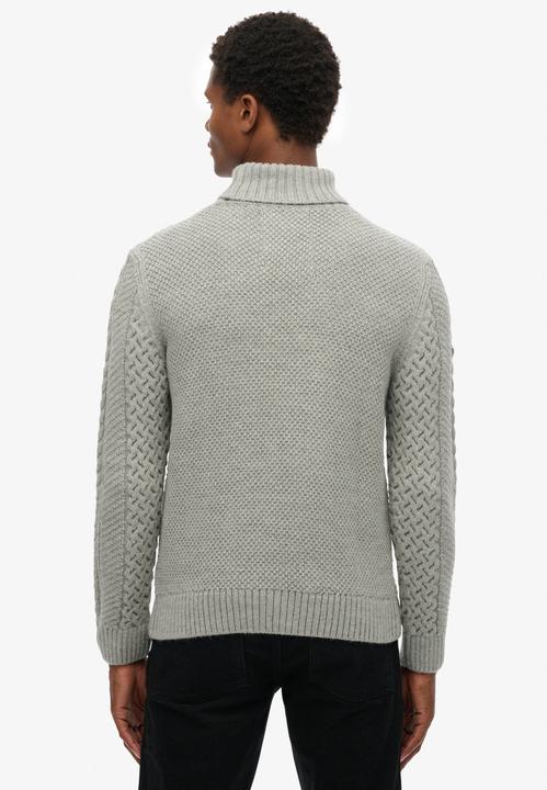 Produktbild Superdry Jacob Rollkragenpullover mit Zopfmuster (3XL)
