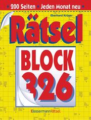 Produktbild Rätselblock 326 (Deutsch, Eberhard Krüger, 2025)