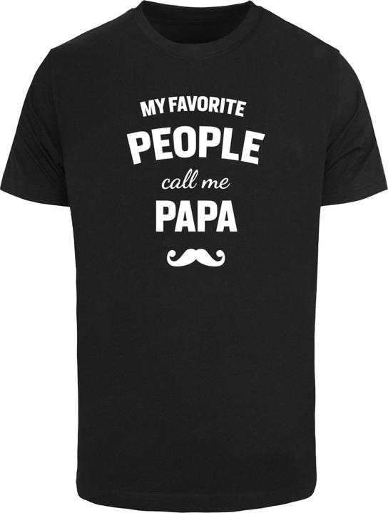Image du produit Merchcode Fathers Day - My Favorite People Call Me Papa T-Shirt - 112581 (L)