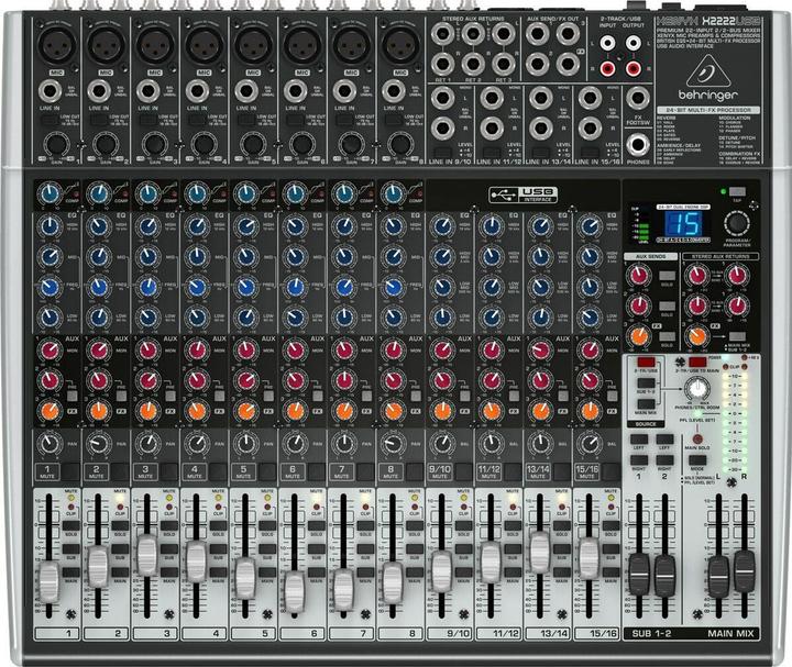 Image du produit Behringer Xenyx X2222USB (Studio et mixeur live)