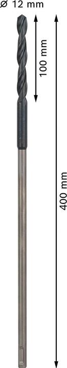Actual product image Bosch Professional Zubehör PRO Wood HSS installation drill bit, 12 x 100 x 400 mm (12 mm)