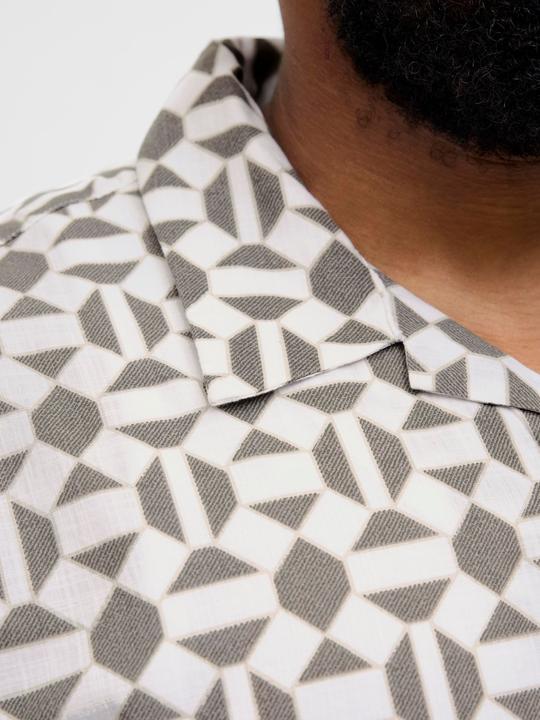 Actual product image Jack & Jones Jprblukevin Print Resort S/S Shirt Pls (4XL)