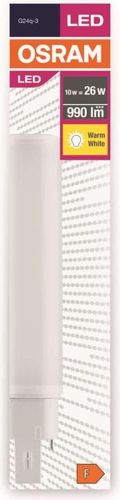 Image du produit Osram Dulux (G24q-3, 10 W, 990 lm, 1 x, F)