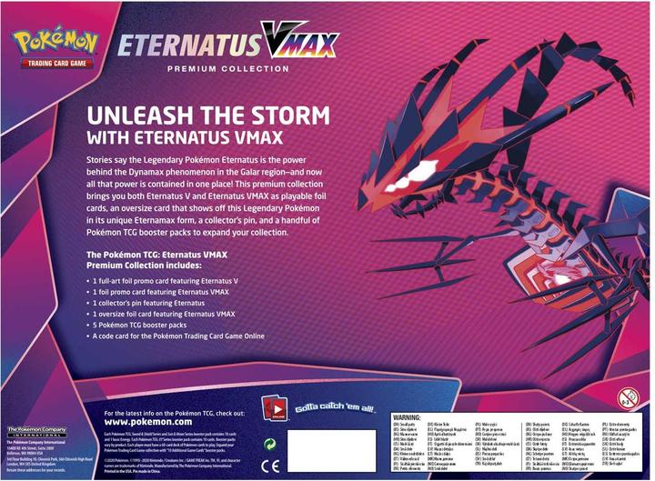Actual product image Pokémon Endynalos VMAX Premium Collection Box - EN (English, Box Set & Collection)