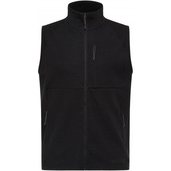 Stoic, Herren, Weste, Merino260 StadjanSt. Vest, Schwarz, (S)