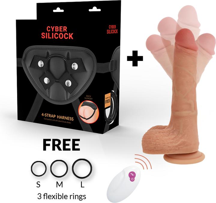 Image du produit Cyber Silicock Strap-On Mr Rick Télécommande