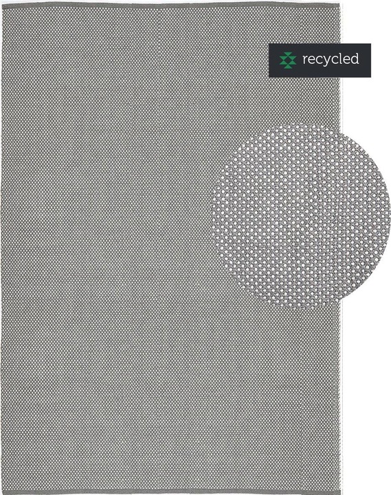 Produktbild Liv Interior Teppich Dots 70 cm x 140 cm, Grau (70 x 140 cm)