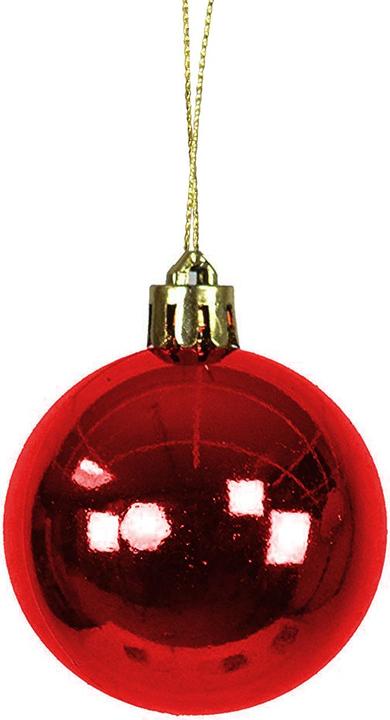 Produktbild Mojawo 60tlg. Christbaumkugeln / Weihnachtskugeln rot Ø 4/5/6/7cm (60x)