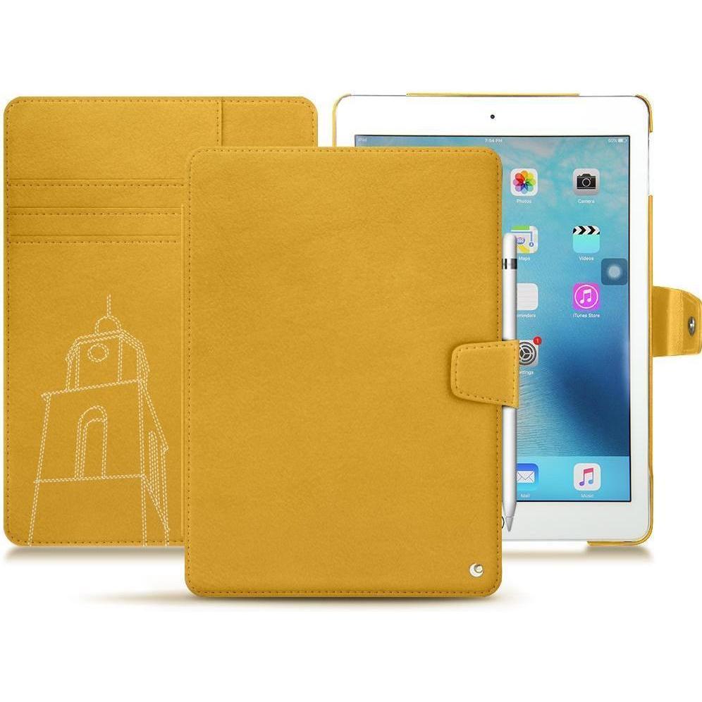Noreve Lederschutzhülle Wallet (iPad 9.7), Tablet Hülle, Gelb