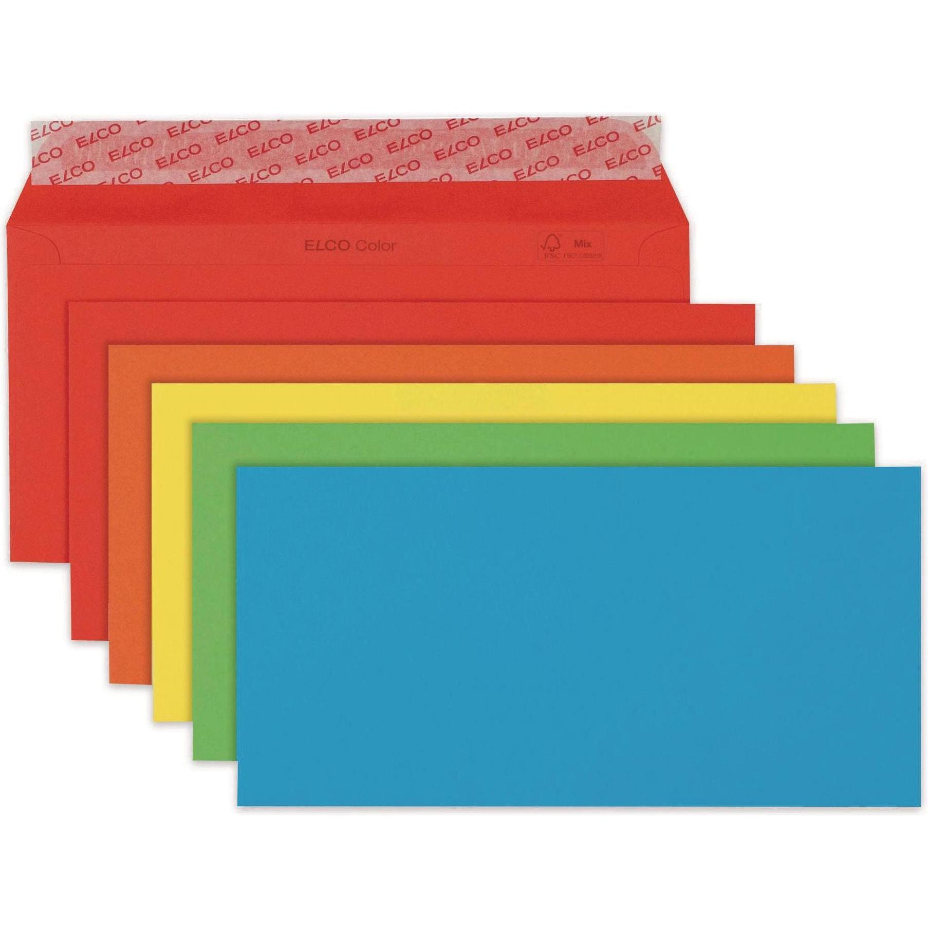 Elco, Briefumschlag, Briefcouvert - COLOR OPTIFIX (C5, C6, 20 x)