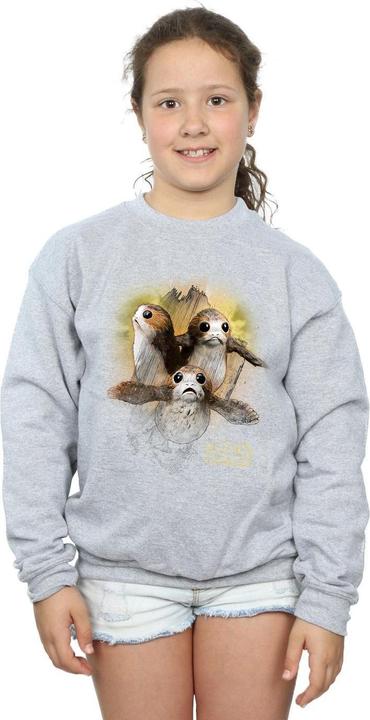 Immagine prodotto Star Wars The Last Jedi Porgs Brushed Felpa Ragazze (152, 158)