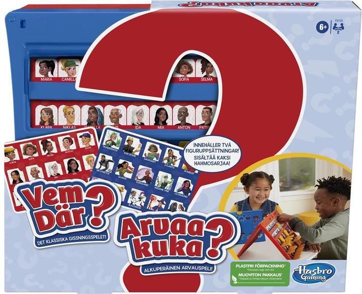 Actual product image Hasbro Gaming Guess Who? (Finnish, Swedish)