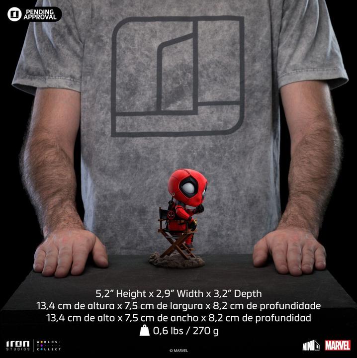 Actual product image Iron Studios Marvel Deadpool & Wolverine Mini Co. PVC Deadpool 13 cm