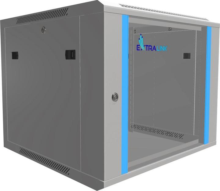 Immagine prodotto Extralink EX.8581 armadio rack 9U a parete Grigio (9 HE, Rack da 19 pollici)