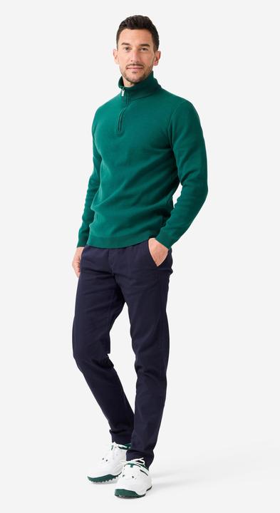 Immagine prodotto Inesis Herren Golfpullover mit Stehkragen und Reissverschluss - MW500 grün (S)