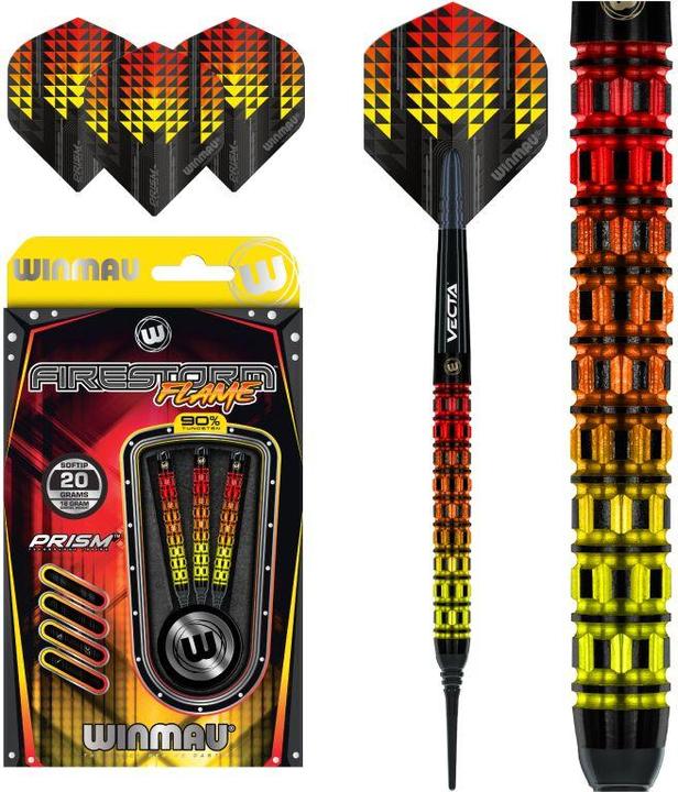 Produktbild Winmau Firestorm Flame Parallel Softtip (20 g)