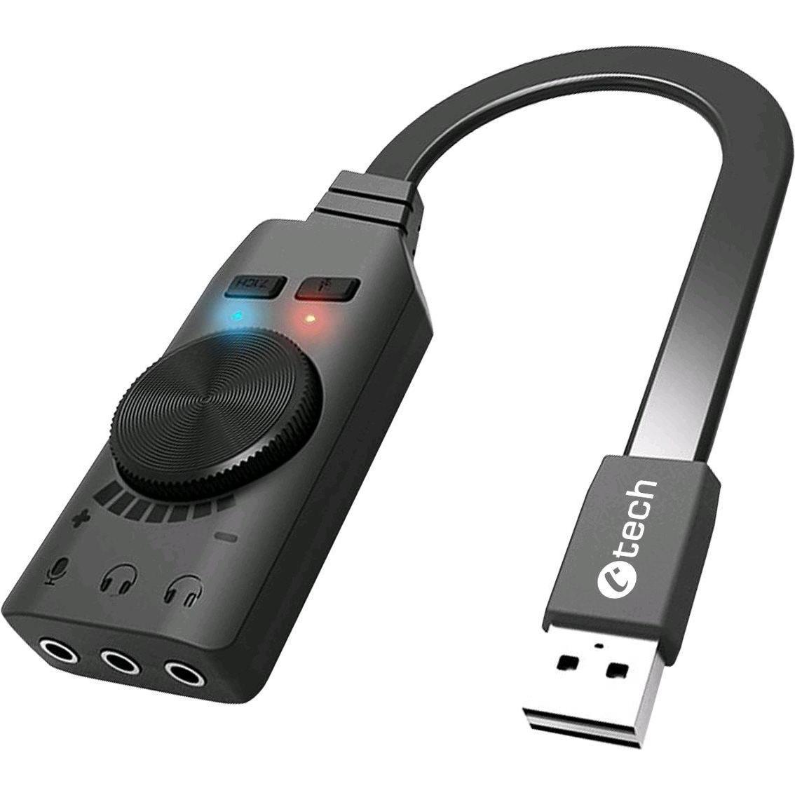 C-Tech SC-7Q (USB 2.0), Scheda audio, Nero