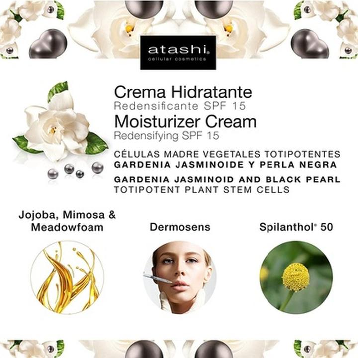 Produktbild Atashi CELULLAR COSMETIC hidratante redensificante SPF15 50 ml (50 ml, Nachtcreme, SPF 15)