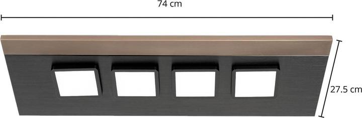 Produktbild Lucande Esteria Deckenleuchte, vierflammig (435 lm, GX53)