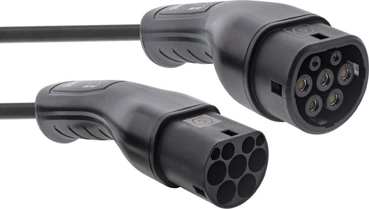 Actual product image InLine ® EV Autoladekabel 22kW Typ2, 3-phasig, 10m (Type 2, 22 kW, 32 A, 10 m)