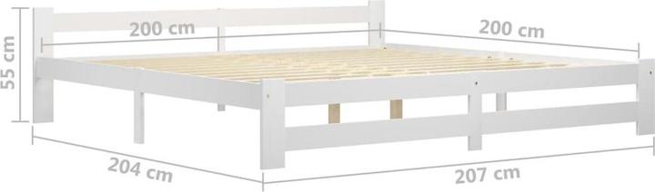 Image du produit vidaXL Bettgestell (200 x 200 cm)