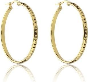 Actual product image Marc Malone Addison Gold Earrings - Gold-Plated Hoop Earrings