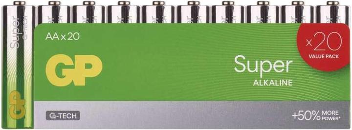 Actual product image GP Batteries GP alkaline battery SUPER AA (LR6)- 20ks (20 pcs., AA)
