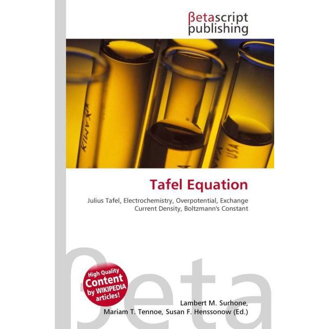 Tafel Equation, Fachbücher