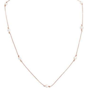 Agato, Halsschmuck, Charming string necklace with river pearls HE47K3RG-LP