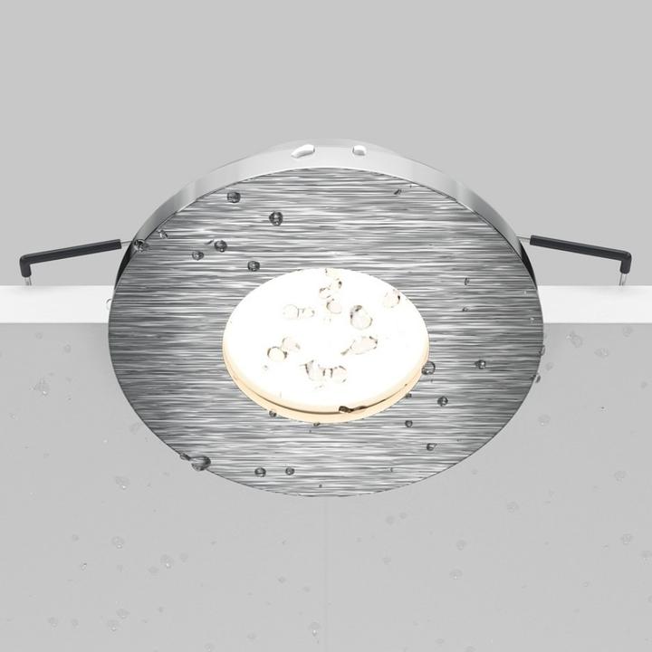 Produktbild Maytoni Stark Downlight, Einbauleuchte GU10 Silber-Farbe IP65 Ø8,4mm (GU10)