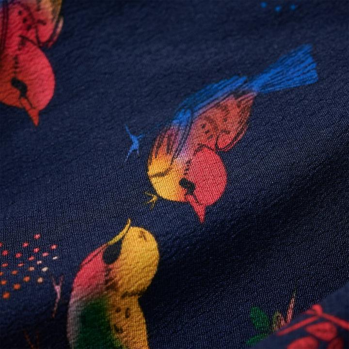 Actual product image vidaXL Children's skirt navy blue 116,Outer material: 100 (116)