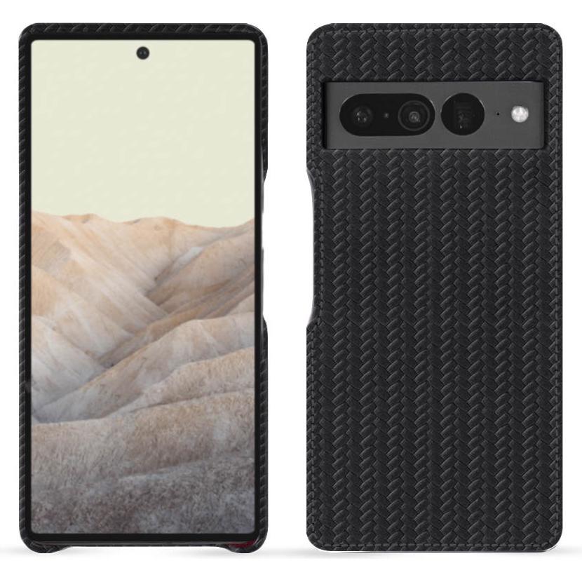 Noreve Lederschutzhülle (Google Pixel 7 Pro), Smartphone Hülle, Schwarz