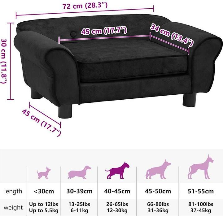 Image du produit vidaXL Hundesofa (Chien)