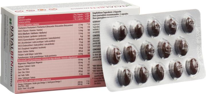 Actual product image Natalben Mom (60 Piece, Capsules, 98 g)