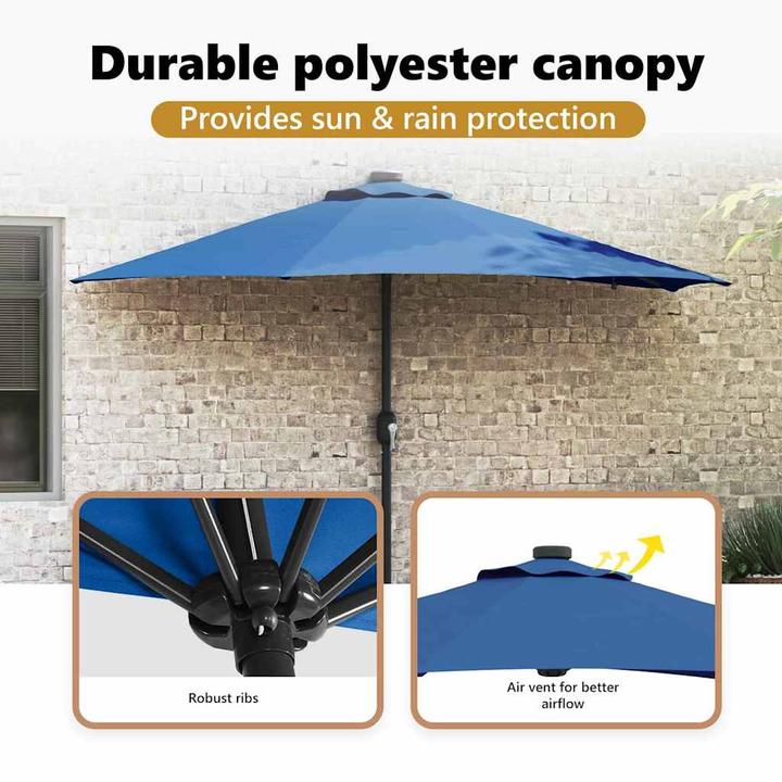 Actual product image vidaXL Garten-Sonnenschirm (1.50 m)