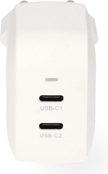 Actual product image Nedis Netzladegerät | 35 W | GaN | PD3.0 | Schnellladefunktion | 1.75 / 2.33 / 2.92 / 3.0 A | Anzahl (35 W, 2 ports)