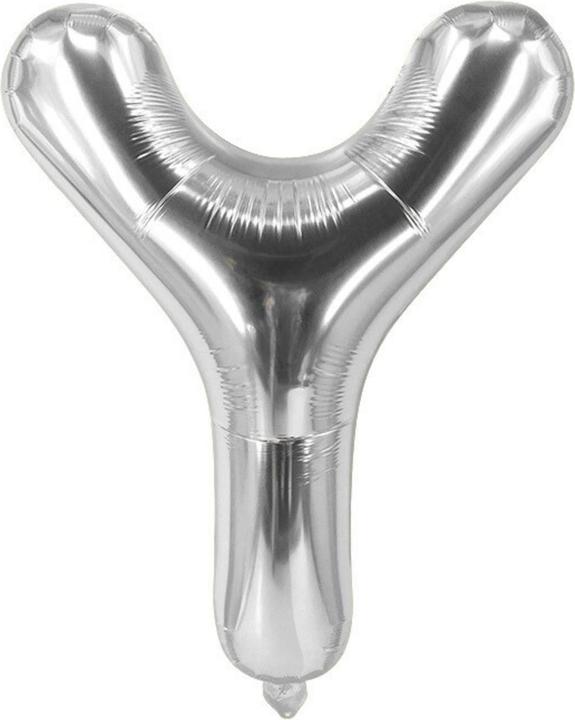 Produktbild Hermex Buchstabenballon Y Silbrig Geburtstagsparty Ballon Folienballon 40cm (1 x)