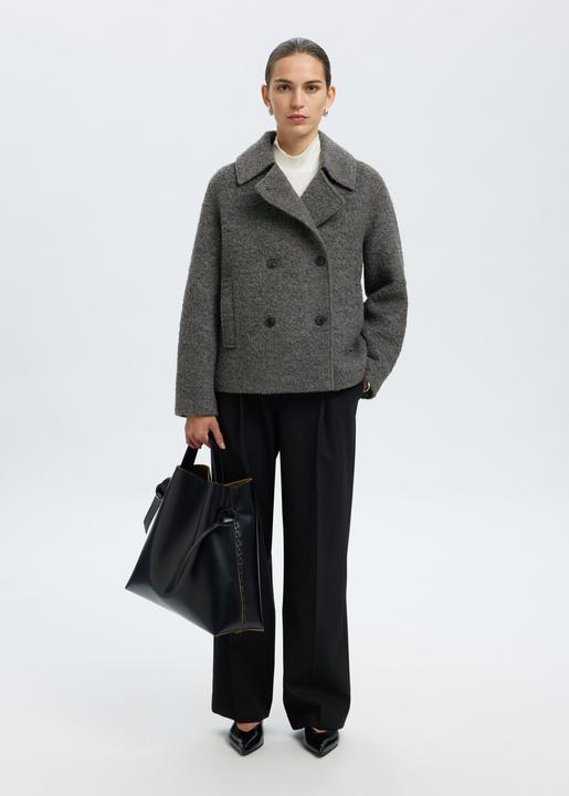 Produktbild Selected Slfalma Boucle Wool Blend Jacket Noos