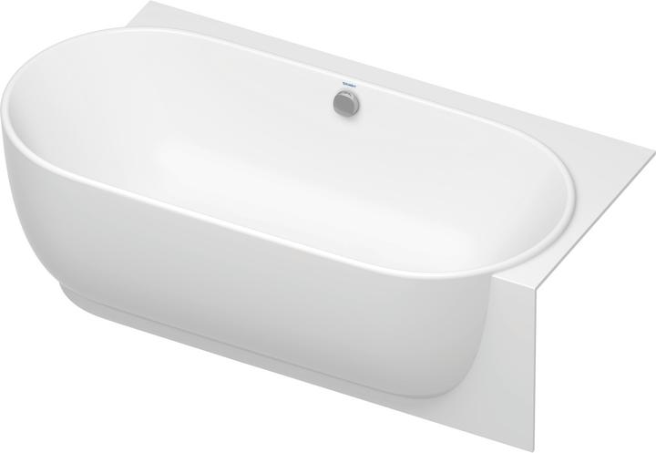 Produktbild Duravit Badewanne LUV 1850x950mm Ecke re 2 Rückenschrägen weiss (252 l, 185 cm, 95 cm)
