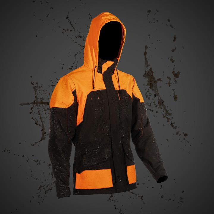 Actual product image Solognac Jacket hunting rain regular fit synthetic (3XL)