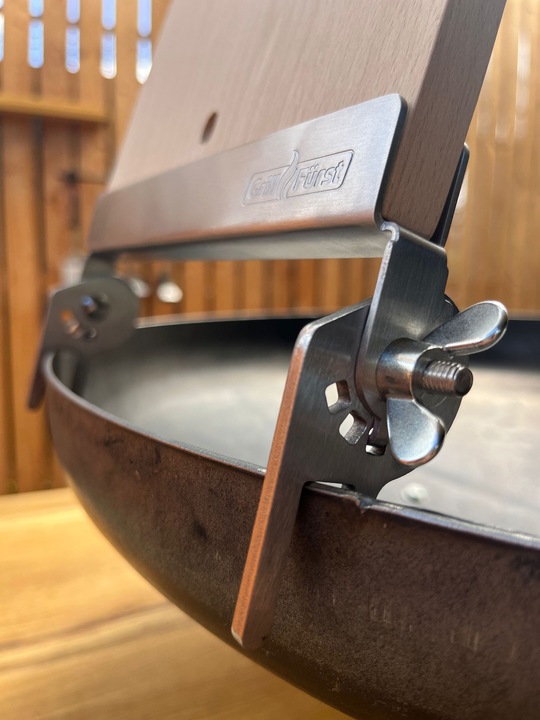 Actual product image Grillfürst Flame salmon board beech 190mm clamp variant IDD