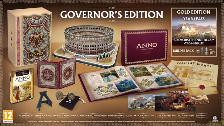 Produktbild Ubisoft Anno 117: Pax Romana - Governor's Edition (Windows, DE, IT, FR)