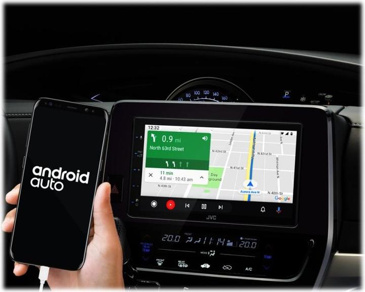 Actual product image JVC KW-M560BT (Apple Carplay)