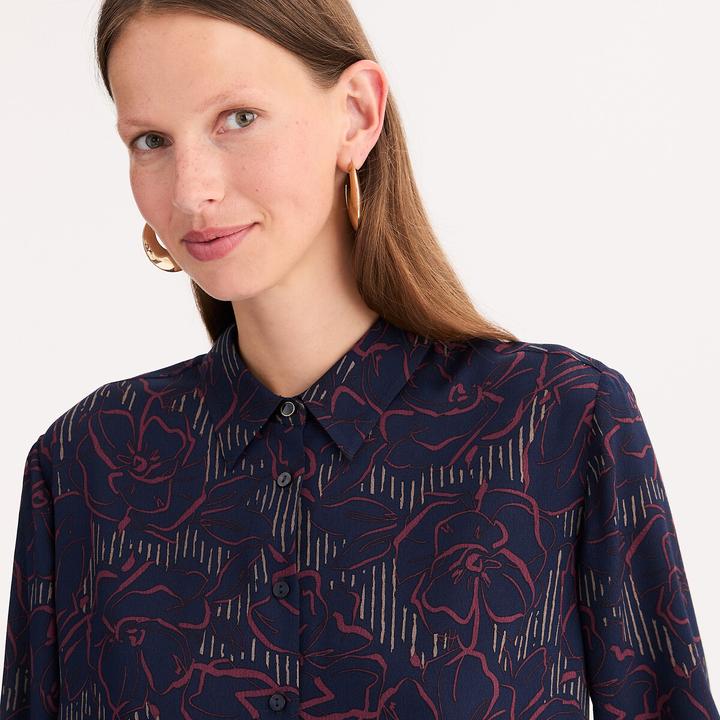 Immagine prodotto Anne Weyburn Langärmelige Bluse mit grafischem Muster (34)