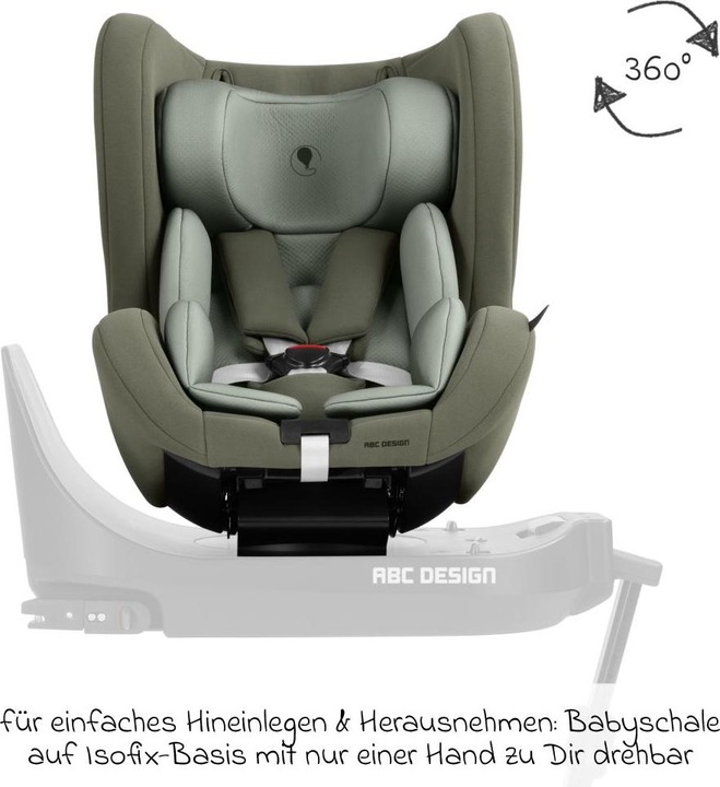 Produktbild ABC Design Reboarder-Kindersitz Lily i-Size ab Geburt (Reboarder, ECE R129/i-Size Norm)