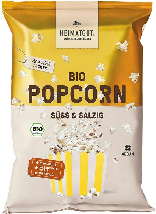 Produktbild Heimatgut Popcorn Süss & Salzig Bio (90 g, 1 Stk.)
