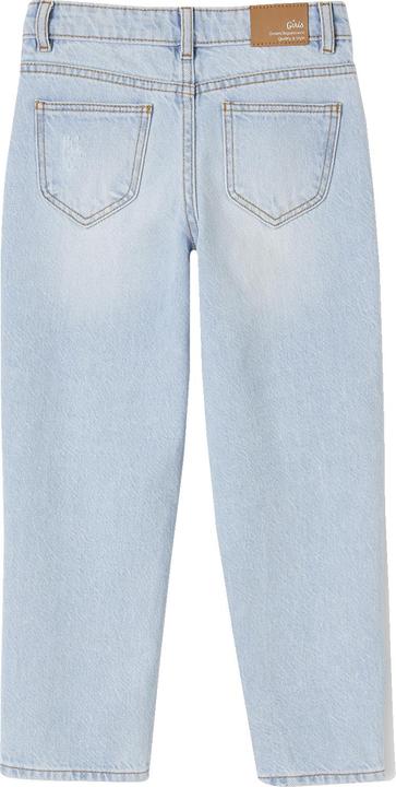 Actual product image Vertbaudet Straight girls' jeans, REGULAR waist (104)