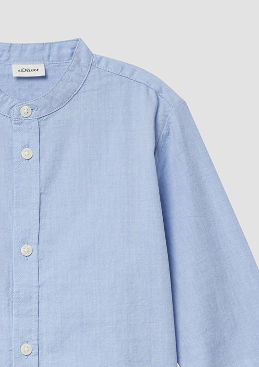 Immagine prodotto s.Oliver Hemd Chambray-Hemd mit Stehkragen im Slim Fit (104, 110)